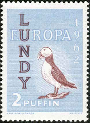 Una moneta di Lundy, in puffin